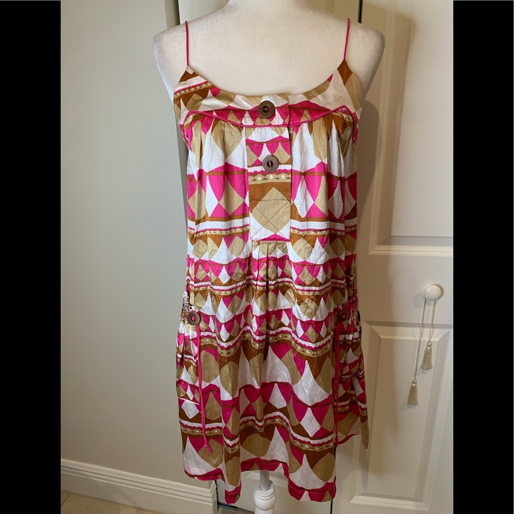 Diane von Furstenberg Silk Trapeze Mini Tank Silk Dress